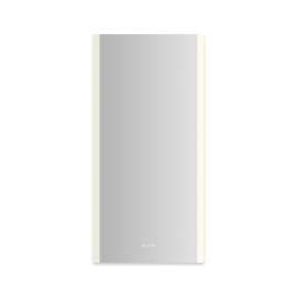 AiO Reserve Cabinet, 24" x 48" x 4", Edge Lit, TUN Lighting, Warm White (2700K) to Cool White (5600K), Dimmable, Interior Lighting, Electrical Outlets, USB Charging Ports, Right Hinge