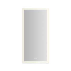 AiO Reserve Cabinet, 24" x 48" x 4", Perimeter Lit, TUN Lighting, Warm White (2700K) to Cool White (5600K), Dimmable, Interior Lighting, Electrical Outlets, USB Charging Ports, Right Hinge
