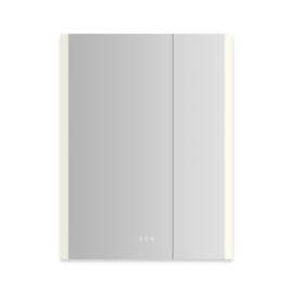 AiO Reserve Cabinet, 30" x 40" x 4", Edge Lit, TUN Lighting, Warm White (2700K) to Cool White (5600K), Dimmable, Interior Lighting, Electrical Outlets, USB Charging Ports
