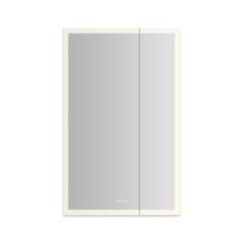 AiO Reserve Cabinet, 30" x 48" x 4", Perimeter Lit, TUN Lighting, Warm White (2700K) to Cool White (5600K), Dimmable, Interior Lighting, Electrical Outlets, USB Charging Ports