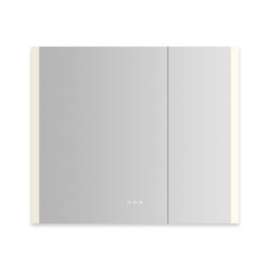 AiO Reserve Cabinet, 36" x 30" x 4", Edge Lit, TUN Lighting, Warm White (2700K) to Cool White (5600K), Dimmable, Interior Lighting, Electrical Outlets, USB Charging Ports