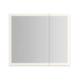 AiO Reserve Cabinet, 36" x 30" x 4", Perimeter Lit, TUN Lighting, Warm White (2700K) to Cool White (5600K), Dimmable, Interior Lighting, Electrical Outlets, USB Charging Ports
