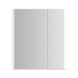 AiO Reserve Cabinet, 36" x 40" x 4", Edge Lit, TUN Lighting, Warm White (2700K) to Cool White (5600K), Dimmable, Interior Lighting, Electrical Outlets, USB Charging Ports