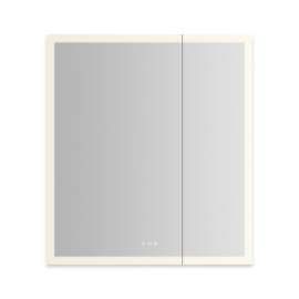 AiO Reserve Cabinet, 36" x 40" x 4", Perimeter Lit, TUN Lighting, Warm White (2700K) to Cool White (5600K), Dimmable, Interior Lighting, Electrical Outlets, USB Charging Ports