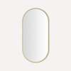 Pill Metal Mirror, 20" x 40" x 1-3/4", Brass