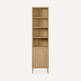 Sinca Linen Cabinet, 20" x 80" x 16", White Oak