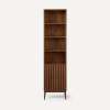Sinca Linen Cabinet, 20" x 80" x 16", Walnut
