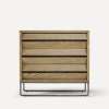 Alisal Vanity, 35" x 32-7/8" x 22-1/2", Weathered Oak with Antique Bronze, No Vanity Top