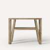 Bodo Vanity, 36" x 28-1/8" x 22-3/4", Light Burnt Oak, No Vanity Top