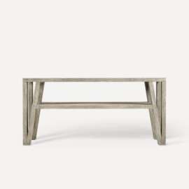 Bodo Vanity, 60" x 28-1/8" x 22-3/4", Light Gray Oak, No Vanity Top