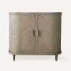 Rosebrook Vanity, 35-3/4" x 32-13/16" x 22-7/8", Gray Oak with Brushed Pewter, No Vanity Top