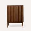 Sinca Vanity, 24" x 32-7/8" x 21-1/2", Walnut, No Vanity Top