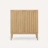 Sinca Vanity, 30" x 32-7/8" x 21-1/2", White Oak, No Vanity Top