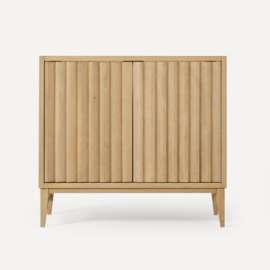 Sinca Vanity, 36" x 32-7/8" x 21-1/2", White Oak, No Vanity Top
