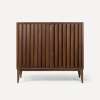 Sinca Vanity, 36" x 32-7/8" x 21-1/2", Walnut, No Vanity Top