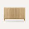 Sinca Vanity, 48" x 32-7/8" x 21-1/2", White Oak, No Vanity Top