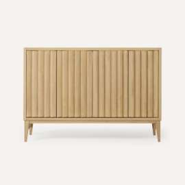 Sinca Vanity, 48" x 32-7/8" x 21-1/2", White Oak, No Vanity Top