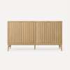 Sinca Vanity, 60" x 32-7/8" x 21-1/2", White Oak, No Vanity Top