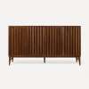 Sinca Vanity, 60" x 32-7/8" x 21-1/2", Walnut, No Vanity Top