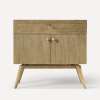 Wyndale Vanity, 35" x 32-7/8" x 22-1/2", Honey Oak with Aged Brass, No Vanity Top