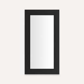 Main Line Cabinet, 16" x 30" x 4", Merion Frame, Brushed Black, Electric Upgrade