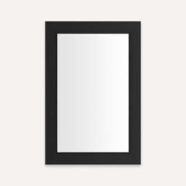 Main Line Cabinet, 20" x 30" x 4", Merion Frame, Brushed Black