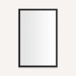 Main Line Cabinet, 20" x 30" x 4", Rosemont Frame, Brushed Black, Electric Upgrade