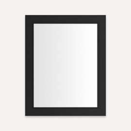 Main Line Cabinet, 24" x 30" x 4", Merion Frame, Brushed Black