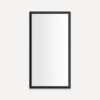 Main Line Mirror, 16" x 30" x 1-3/8", Rosemont Frame, Brushed Black