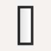 Main Line Mirror, 16" x 40" x 1-1/16", Merion Frame, Brushed Black