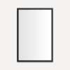 Main Line Mirror, 20" x 30" x 1-3/8", Rosemont Frame, Brushed Black