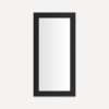Main Line Mirror, 20" x 40" x 1-1/16", Merion Frame, Brushed Black