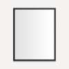 Main Line Mirror, 24" x 30" x 1-3/8", Rosemont Frame, Brushed Black