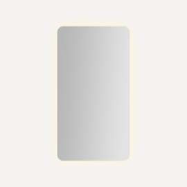 Presence Rounded Corner Cabinet, 24" x 44" x 4", Inside Perimeter Lit, TUN Lighting, Warm White (2700K) to Cool White (5600K), Dimmable, Interior Lighting, Electrical Outlets, USB Charging Ports