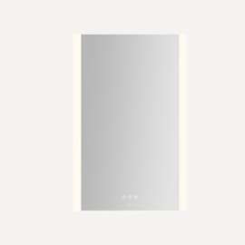 Instinct Lighted Mirror, 20" x 30" x 7/8", Rectangle, Edge Lit Light Pattern, TUN Lighting, Warm White (2700K) to Cool White (5600K), Dimmable, Defogger
