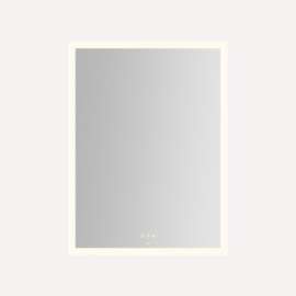 Instinct Lighted Mirror, 30" x 40" x 7/8", Rectangle, Perimeter Light Pattern, TUN Lighting, Warm White (2700K) to Cool White (5600K), Dimmable, Defogger