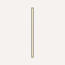 Tenor Lighting, Sconce, 1-3/8" x 30" x 1-3/4", Diamond, Brass, Dimmable, Warm White (3000K)