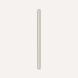 Tenor Lighting, Sconce, 1-3/8" x 30" x 2", Fluted, Polished Nickel, Dimmable, Warm White (3000K)