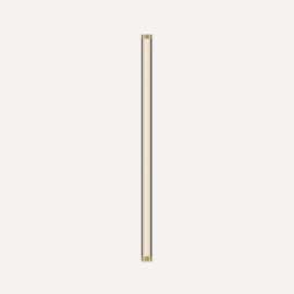 Tenor Lighting, Sconce, 1-3/8" x 30" x 2", Fluted, Brass, Dimmable, Warm White (3000K)