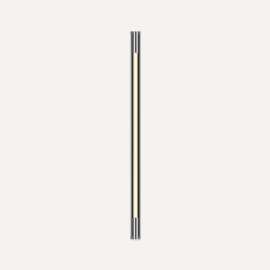 Tenor Lighting, Modular, 1-3/8" x 30" x 1-9/16", Round, Chrome, Dimmable, Warm White (3000K)