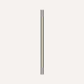 Tenor Lighting, Sconce, 1-3/8" x 30" x 1-9/16", Round, Polished Nickel, Dimmable, Warm White (3000K)