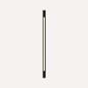 Tenor Lighting, Modular, 1-3/8" x 30" x 1-9/16", Round, Matte Black, Dimmable, Warm White (3000K)