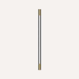 Tenor Lighting, Sconce, 1-3/8" x 30" x 1-9/16", Round, Brass, Tunable White (2700K - 5600K)