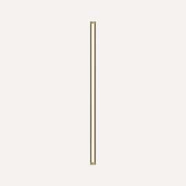 Tenor Lighting, Sconce, 1-3/8" x 36" x 1-3/4", Diamond, Brass, Dimmable, Warm White (3000K)