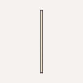 Tenor Lighting, Sconce, 1-3/8" x 36" x 2", Fluted, Matte Black, Dimmable, Warm White (3000K)