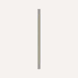 Tenor Lighting, Sconce, 1-3/8" x 36" x 1-9/16", Round, Polished Nickel, Dimmable, Warm White (3000K)