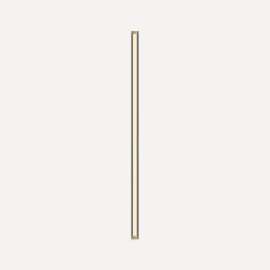 Tenor Lighting, Sconce, 1-3/8" x 40" x 1-3/4", Diamond, Brass, Dimmable, Warm White (3000K)