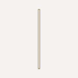 Tenor Lighting, Sconce, 1-3/8" x 40" x 2", Fluted, Brass, Dimmable, Warm White (3000K)