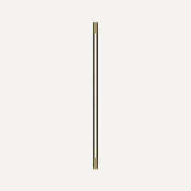 Tenor Lighting, Sconce, 1-3/8" x 40" x 1-9/16", Round, Brass, Dimmable, Warm White (3000K)