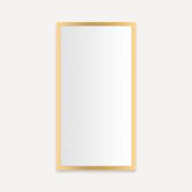 Profiles Cabinet, 16" x 30" x 4", Matte Gold, Electric Upgrade, Right Hinge